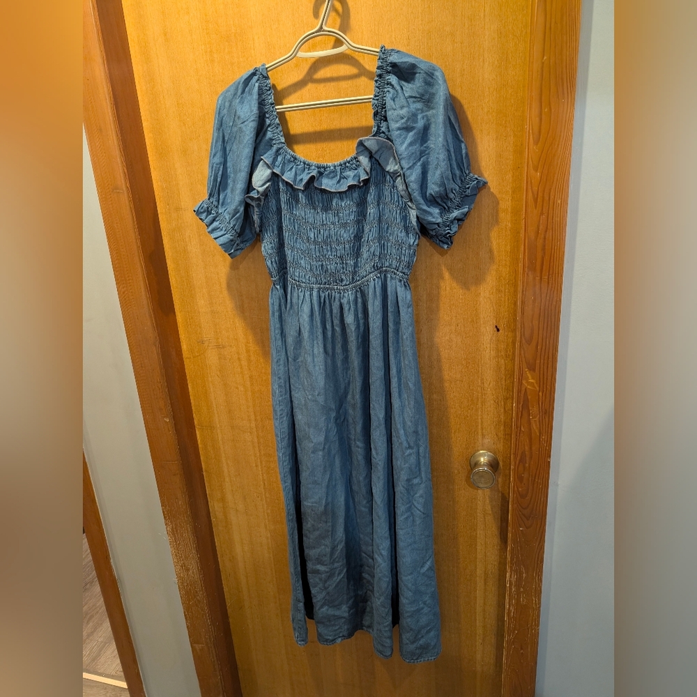 Indigo Rose Blue Maxi Dress